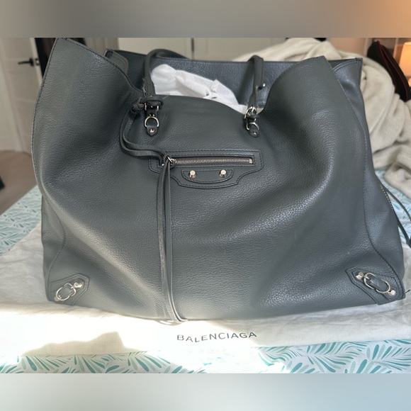 Balenciaga Handbags - Balenciaga A4 Tote Grey